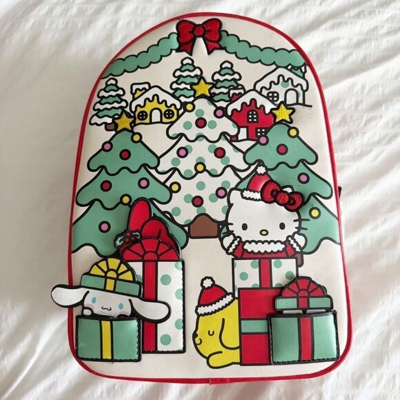 Hello Kitty Holiday Backpack & Card Holder - Picture 2 of 7